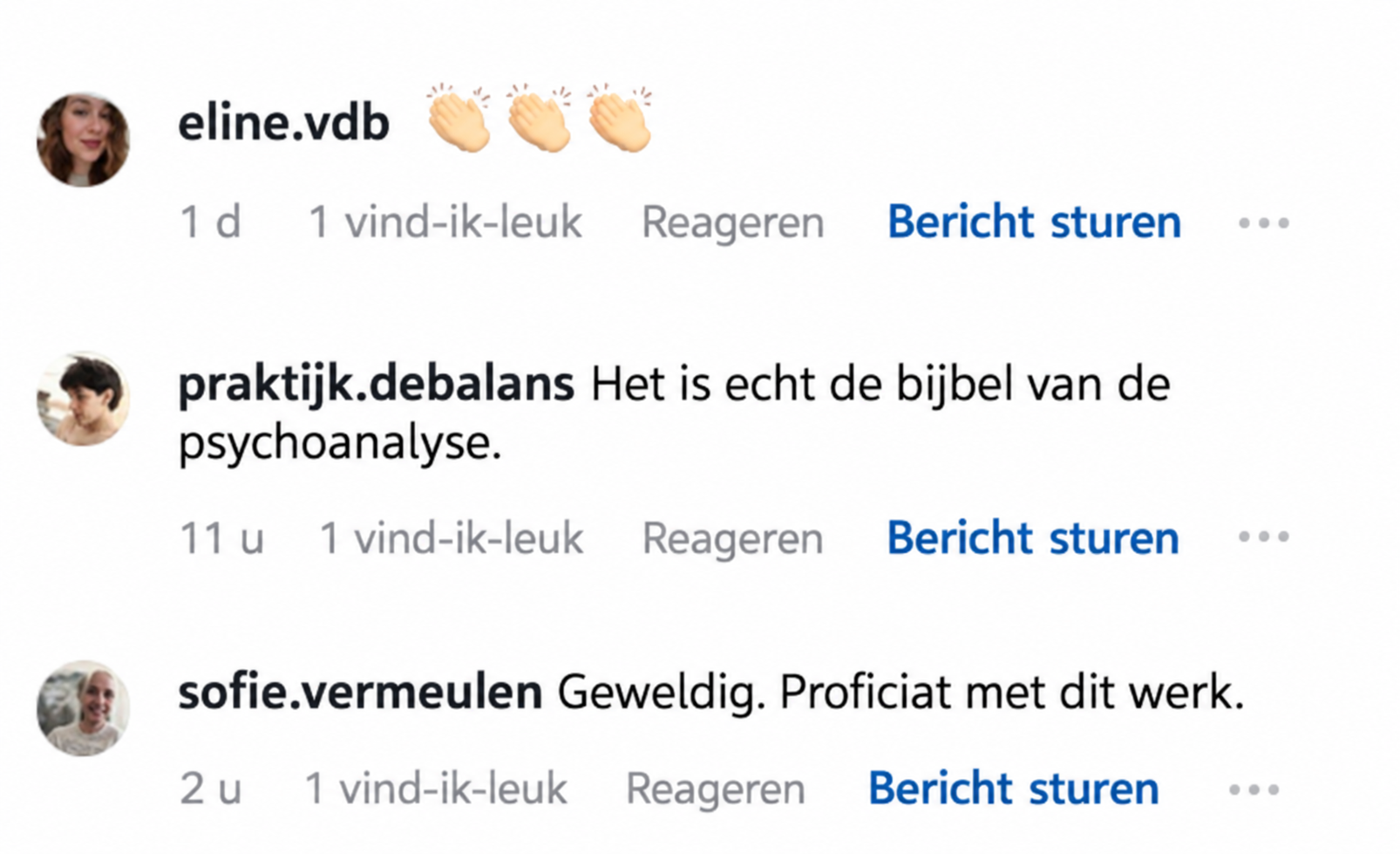 Nederlandstalige recensies over psychoanalyse