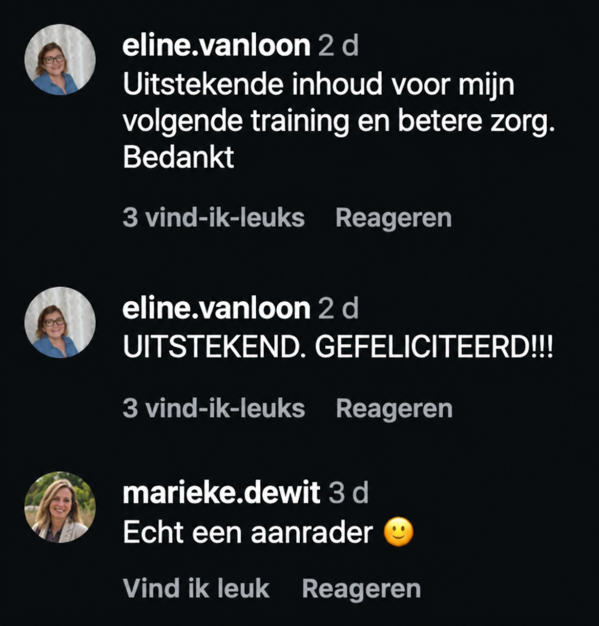 Nederlandstalige recensies van Eline van Loon en Marieke de Wit